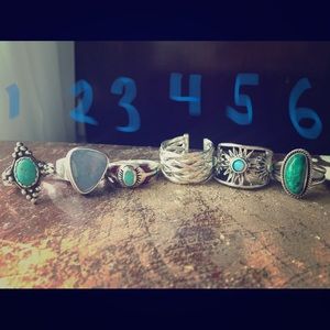 Beautiful sterling silver rings!!